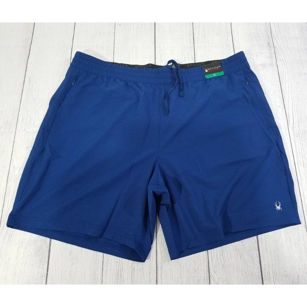 Spyder Active Stretch Zipper Pocket 7" Shorts Mens Size XL